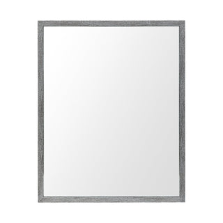 Bristol Grey Faux Wood Frame Bathroom Vanity Mirror Main Image