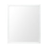 Bristol White Faux Wood Frame Bathroom Vanity Mirror Main Image