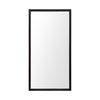 Bristol Espresso Faux Wood Frame Bathroom Vanity Mirror Main Image
