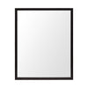 Bristol Espresso Faux Wood Frame Bathroom Vanity Mirror Main Image