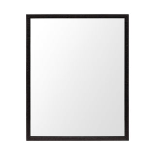Bristol Espresso Faux Wood Frame Bathroom Vanity Mirror Main Image