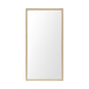 Bristol Tan Faux Wood Frame Bathroom Vanity Mirror Main Image
