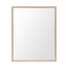 Bristol Tan '' Faux Wood Frame Bathroom Vanity Mirror Main Image