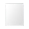 Bristol White Faux Wood Frame Bathroom Vanity Mirror Main Image