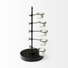 Jaran Black Metal Five Armed Tealight Table Candle Holder Alternate Image