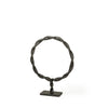 Rizwan (Small) Black Aluminum Braided Circular Object Main Image