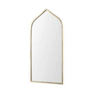 Giovanna Gold Metal Frame Ogee Arch Vanity Mirror Main Image