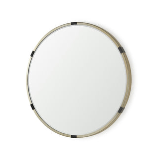 Melissa Medium Round Gold Metal Wall Mirror Main Image