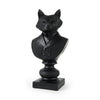 Murray Black Painted Resin Fox in a Suit Bust Main Image