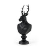 Mozart Black Painted Resin Deer Bust Main Image
