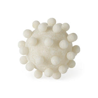 Malo Cream Resin Small Sphere Decorative Object Main Image