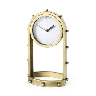 Marian Gold Studded Table Clock Main Image