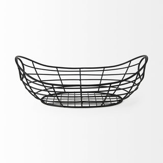 Mateo Black Metal Basket Alternative Image