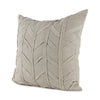 Ivivva Beige Fabric Textured Decorative Pillow Cover Main Image