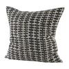 Miriam Beige and Black Fabric Patterned Decorative Pillow Cover Main Image
