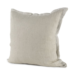 Mae Beige Fabric Decorative Pillow Cover Main Image
