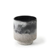 Squally Black/Brown Glass Ombre Textured Small Vase Main Image