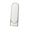 Sadie Antique Gold Rounded Arch Floor Mirror Main Image