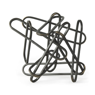 Henderson Black Metal Paperclip Decorative Object Main Image