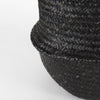 Ella Black Seagrass Basket W/ Light Brown Handles Alternate Image