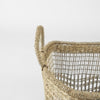 Bellisa Medium Brown Seagrass Rectangular Basket W/ Handles Alternate Image