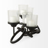 Quito Black Metal Chain-Link Five Candle Table Candle Holder Alternative Image