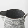 Serena I Small Gray/White Textured Metal Jug Alternative Image