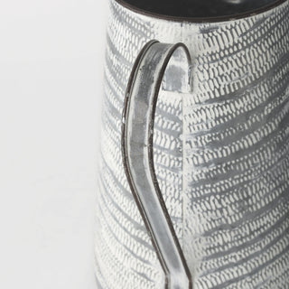 Serena II Large Gray/White Textured Metal Jug Alternative Image