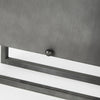 Felix Gray Metal Square Table Clock Alternative Image