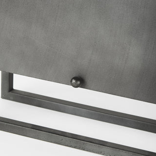 Felix Gray Metal Square Table Clock Alternative Image