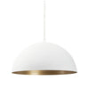 Juniper Round White Dome Pendant Light Main Image