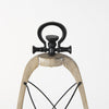 Zain I Small Brown Wooden Vintage Inspired Candle Holder Lantern Alternative Image