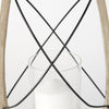 Zain I Small Brown Wooden Vintage Inspired Candle Holder Lantern Alternative Image