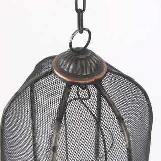 Jutland Black Metal Bird Cage Candle Holder Lanterns Alternative Image