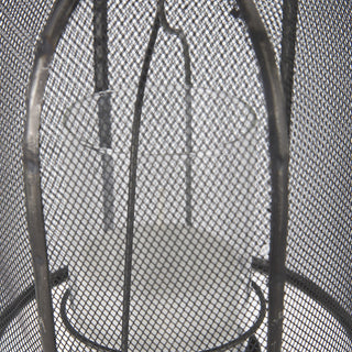 Jutland Black Metal Bird Cage Candle Holder Lanterns Alternative Image