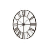 Pender Black Iron Round Wall Clock Main Image