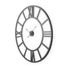 Stoke Round Black Iron Wall Clock Main Image