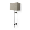 Kinsley Beige Shade W/Transparent Body Wall Sconce Main Image