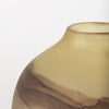 Pyla Short Yellow/Brown Glass Sand Dune Inspired Vase Alternative Image