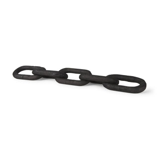 Alix Black Wood Link Chain Decorative Object Main Image