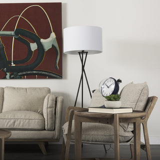 Weymouth Blue Metal Glass Dome Table Clock Lifestyle Image Feature