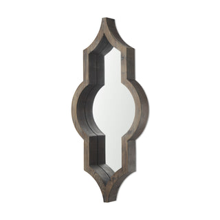 Tamanar Brown Wood Frame Mirror Main Image