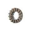 Sprocket Round Brown Wood Frame Mirror Main Image