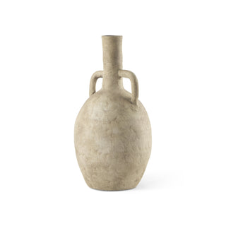 Zenni Warm Beige Ceramic Vase Main Image