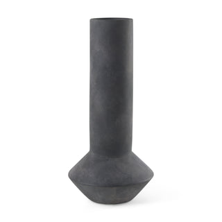 Esme Dark Gray Ceramic Vase Main Image