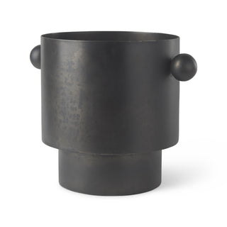 Juno Large Black Iron Vase Main Image