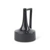 Burton Medium Glossy and Matte Black Ceramic Jug Vase Main Image