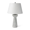 Julia Gray Antique Painted Cement Table Lamp Main Image