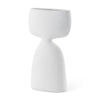 Rylee White Ceramic Vase Main Image