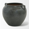 Kora Short Dark Metallic Double Ear Vase Main Image